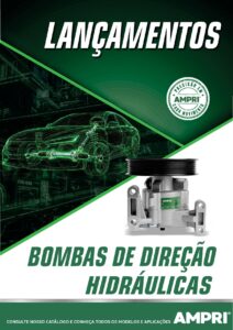 Capa do lançamento 2026 de Bombas de Direção Hidráulicas da Ampri